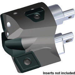 Series KSEM Plus, Head Connection FDS63, 70mm Max Drill Diam, Indexable Interchangeable Pilot Head KSEMP3400HPGM Pilot Drill, 34mm Pilot Drill Diam, Takes 3 Nonpilot Inserts, 40mm Head Length