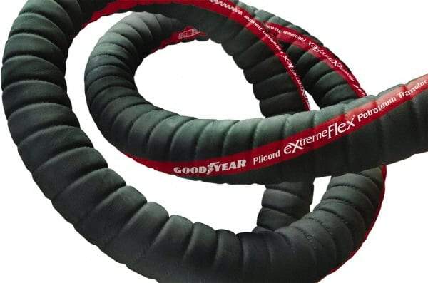 Continental ContiTech - 2" ID x 2.43" OD, 100' OAL, Pex Petroleum Transfer Hose - 250 Max Working psi, -40 to 200°F, 2" Bend Radius, Black - Caliber Tooling