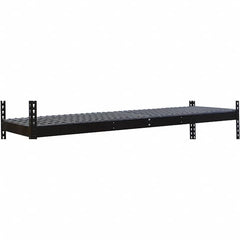 Hallowell - 60" Wide, Open Shelving Accessory/Component - Steel, 18" Deep, Use with Black Rivetwell Double Rivet Boltless Shelving - Caliber Tooling