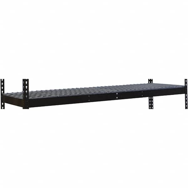 Hallowell - 48" Wide, Open Shelving Accessory/Component - Steel, 30" Deep, Use with Black Rivetwell Double Rivet Boltless Shelving - Caliber Tooling