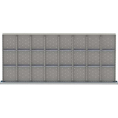 LISTA - 24-Compartment Drawer Divider Layout for 3.15" High Drawers - Caliber Tooling