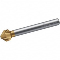 Walter-Titex - 8.3mm Head Diam, 6mm Shank Diam, 3 Flute 90° High Speed Steel Countersink - Caliber Tooling