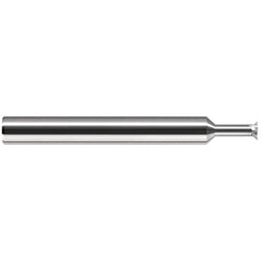 Harvey Tool - 0.135" Diam 90° 0.024" Chamfer 5-Flute Solid Carbide Back Chamfer - Exact Industrial Supply