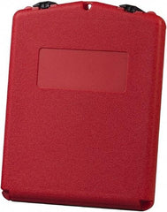 Justrite - 1 Piece Red Document Holders-Certificate/Document - 14-1/2" High x 11" Wide - Caliber Tooling