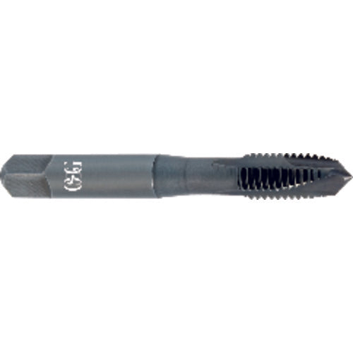 ‎1/4-28 Dia-H4-3 FL-HSS-Steam Oxide-Plug Spiral Point Tap - Caliber Tooling