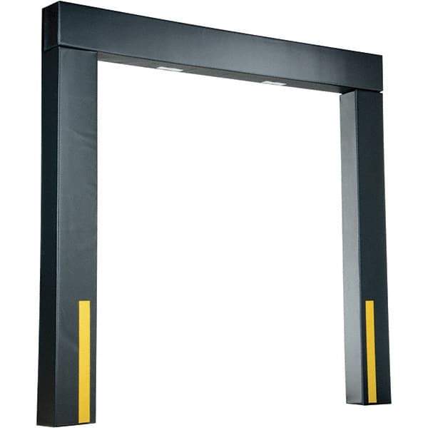 Vestil - 8' Door Width x 8' Door Height Polyester Dock Seal - Black - Caliber Tooling