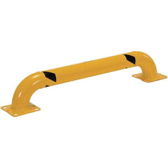 Vestil - 48" Long x 9" High, Steel Rack Guard - Low Profile, 4-1/2" Pipe - Caliber Tooling