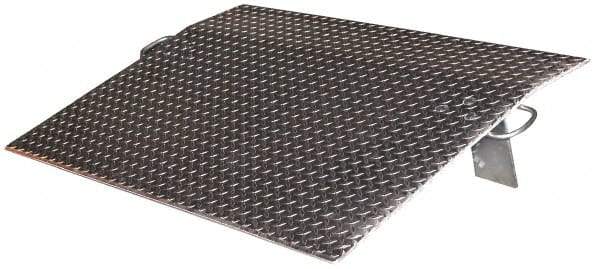 Vestil - 2,500 Lb Aluminum Dock Plate - 36" Long x 36" Wide x 5" High - Caliber Tooling