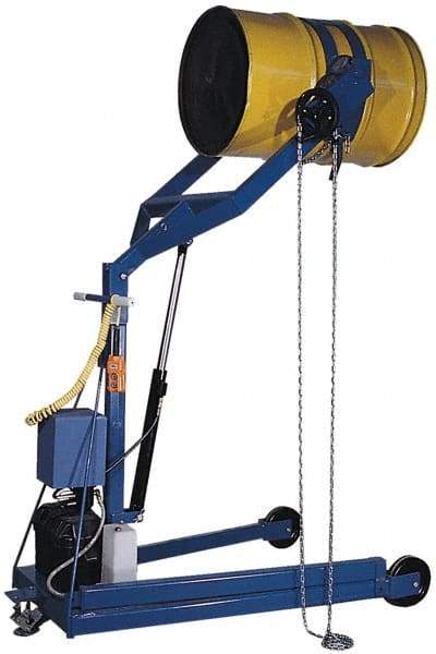 Vestil - 800 Lb Load Capacity, 55 Gal Drum Carrier/Rotator/Boom - For 55 Gal Drums - Caliber Tooling