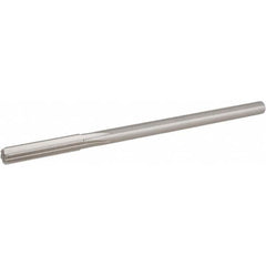 Hertel - 9/32" Cobalt Chucking Reamer - Straight Flute, 1/4" Straight Shank, 1-1/2" Flute Length, 6" OAL - Caliber Tooling