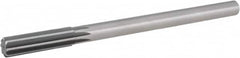 Hertel - 13/16" Cobalt 8 Flute Chucking Reamer - Straight Flute, Straight Shank, 2-1/2" Flute Length, 9-1/2" OAL - Caliber Tooling