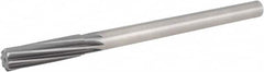 Hertel - 5/8" Cobalt 8 Flute Chucking Reamer - Spiral Flute, 9/16" Straight Shank, 2-1/4" Flute Length, 9" OAL - Caliber Tooling