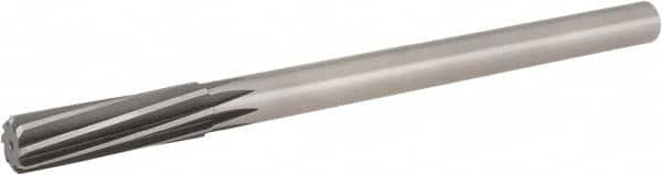 Hertel - 17/32" High Speed Steel 6 Flute Chucking Reamer - Caliber Tooling