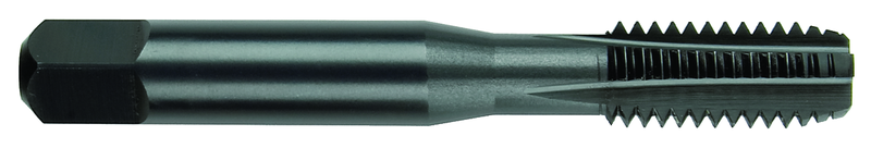 7/16-14 Dia. - GH3 - 4 FL - Premium HSS - Black Oxide - Semi Bottoming Straight FL Tap - Caliber Tooling