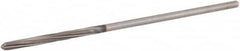 Hertel - 3/32" High Speed Steel 4 Flute Chucking Reamer - Spiral Flute, 0.088" Straight Shank, 3/4" Flute Length, 3" OAL - Caliber Tooling