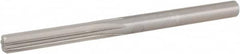 Chucking Reamer: 0.348″ Dia, 4-7/8″ OAL, 1-3/4″ Flute Length, Straight Shank, High Speed Steel 6 Flute, RH