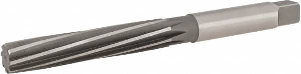 Hertel - 29/32" Diam, Straight Shank, 5" Flute, Hand Reamer - Caliber Tooling