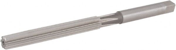 Hertel - 7/16" Diam, Straight Shank, 2-3/4" Flute, Hand Reamer - Caliber Tooling