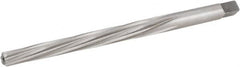 Hertel - #5 Pin, 0.2994" Diam, 0.2409" Small End, 5/16" Diam Straight Shank, 2-13/16" Flute, Taper Pin Reamer - Caliber Tooling