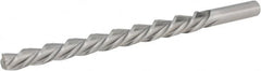 Hertel - #9 Pin, 0.6066" Diam, 0.4805" Small End, 9/16" Diam Straight Shank, 6-1/16" Flute, Taper Pin Reamer - Caliber Tooling