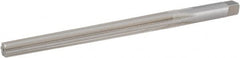 Hertel - #9 Pin, 0.6066" Diam, 0.4805" Small End, 9/16" Diam Straight Shank, 6-1/16" Flute, Taper Pin Reamer - Caliber Tooling