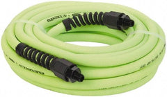 Legacy - 3/8" ID x 0.61" OD 25' Long Multipurpose Air Hose - MNPT x MNPT Ends, 300 Working psi, 150°, 1/4" Fitting, Green - Caliber Tooling