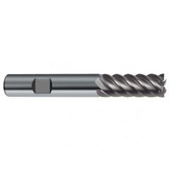 25mm Dia. - 121mm OAL - 45° Helix Bright Carbide End Mill - 10 FL - Caliber Tooling