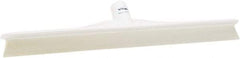 Vikan - 19.67" Rubber Blade Floor Squeegee - Single Edge, White, Plastic Holder - Caliber Tooling