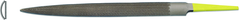 8" INOX Half-Round File, Cut 2 - Caliber Tooling