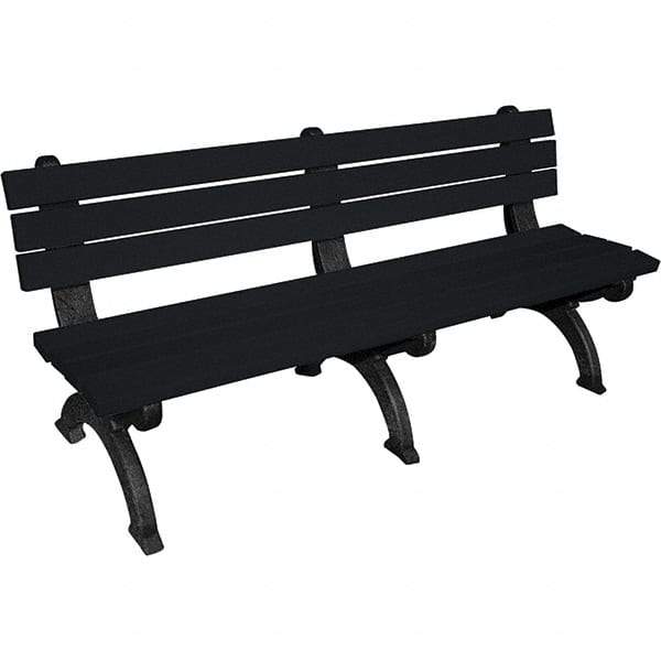 Vestil - 6' Long x 29" Wide, Recycled Plastic Bench Seat - Caliber Tooling