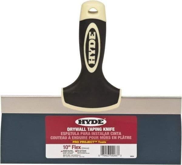 Hyde Tools - 10" Wide Flexible Blade Steel Joint Knife - Flexible - Caliber Tooling