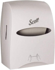 Scott - Hands Free, Plastic Paper Towel Dispenser - 16.13" High x 12.63" Wide x 10.2" Deep, 1 Roll, White - Caliber Tooling