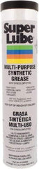 Synco Chemical - 14.1 oz Cartridge Synthetic Lubricant w/PTFE General Purpose Grease - Translucent White, Food Grade, 450°F Max Temp, NLGIG 000, - Caliber Tooling