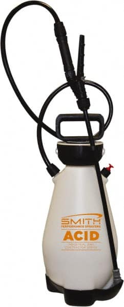 Smith Performance Sprayers - 2 Gal Chemical Safe Garden Hand Sprayer - Polyethylene Tank, Funnel Mouth, Reinforced Hose - Caliber Tooling