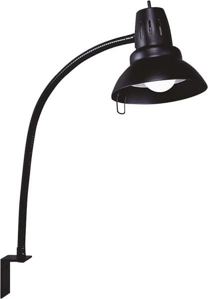 Electrix - 22 Inch, Gooseneck, L Bracket Wall, LED, Black, General Purpose Task Light - 11 Watt, 100 to 120 Volt, Nonmagnifying - Caliber Tooling