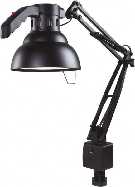 Electrix - 30 Inch, Articulated, Clamp Mounted, LED, Black, General Purpose Task Light - 11 Watt, 100 to 120 Volt, Nonmagnifying - Caliber Tooling