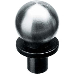 TE-CO - 12mm Ball Diam, 6mm Shank Diam, Alloy Steel Inspection Tooling Ball - Caliber Tooling