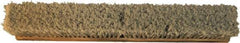 O-Cedar - 18" Fine Particle Synthetic Push Broom - 3" Bristle Length, Wood Block, Threaded Handle Connection, Handle Sold Separately - Caliber Tooling