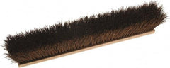 O-Cedar - 24" Rough Surface Palmyra Push Broom - 4" Bristle Length, Wood Block, Threaded Handle Connection, Handle Sold Separately - Caliber Tooling