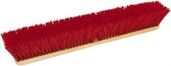 O-Cedar - 18" Heavy Duty Polypropylene Push Broom - 3-1/4" Bristle Length, Foam Block, Threaded Handle Connection, Handle Sold Separately - Caliber Tooling