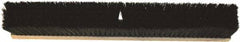 O-Cedar - 36" Medium Duty Polypropylene Push Broom - 3" Bristle Length, Wood Block, Threaded Handle Connection, Handle Sold Separately - Caliber Tooling