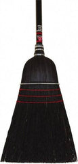 O-Cedar - 53-1/2" OAL Corn Bristle Broom - 48" Long Wood Handle, 5" Bristle Length, 12" Wide - Caliber Tooling