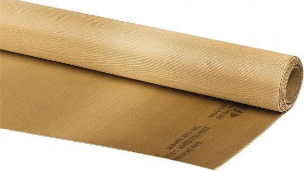 Auburn Mfr - 3' Wide x 0.054" Thick Silica Welding Cloth Roll - Tan - Caliber Tooling