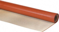 Auburn Mfr - 3' Wide x 0.047" Thick Silica Welding Cloth Roll - Red & Tan - Caliber Tooling