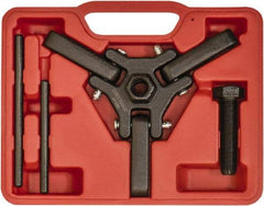 OEM Tools - Harmonic Balancer Puller Set - 2" High x 9.2" Long, For Use with Almost Every Car - Caliber Tooling