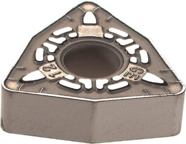 Sumitomo - WNMG433 EGE Grade AC8025P Carbide Turning Insert - 80° Trigon, 1/2" Inscr Circle, 3/16" Thick, 3/64" Corner Radius - Caliber Tooling