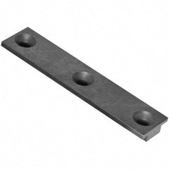 Raptor Workholding - 1 Piece Vise 1/8" Parallel Master Jaw Insert - Steel, 3/4" Long, 0.308" High - Caliber Tooling