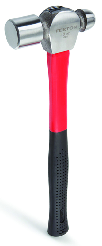 48 oz Ball Pein Hammer - Fiberglass Handle - Caliber Tooling