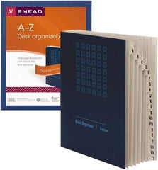 SMEAD - 9-7/8 x 11-3/4", Legal, Navy Blue, Index Folder - Caliber Tooling