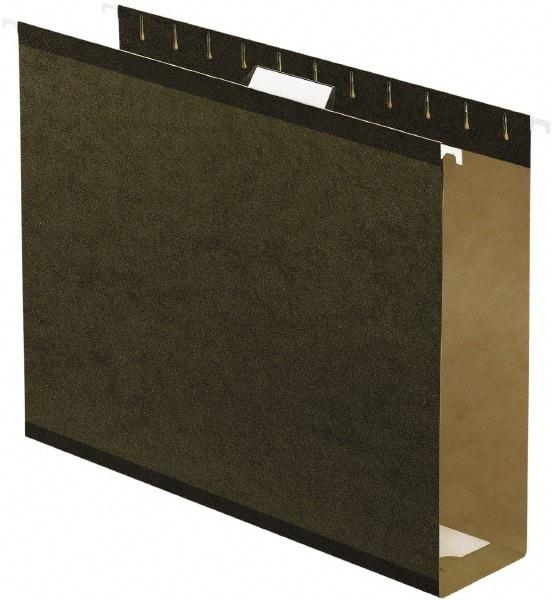 Pendaflex - 8-1/2 x 11", Letter Size, Standard Green, Hanging File Folder - 11 Point Stock, 1/5 Tab Cut Location - Caliber Tooling